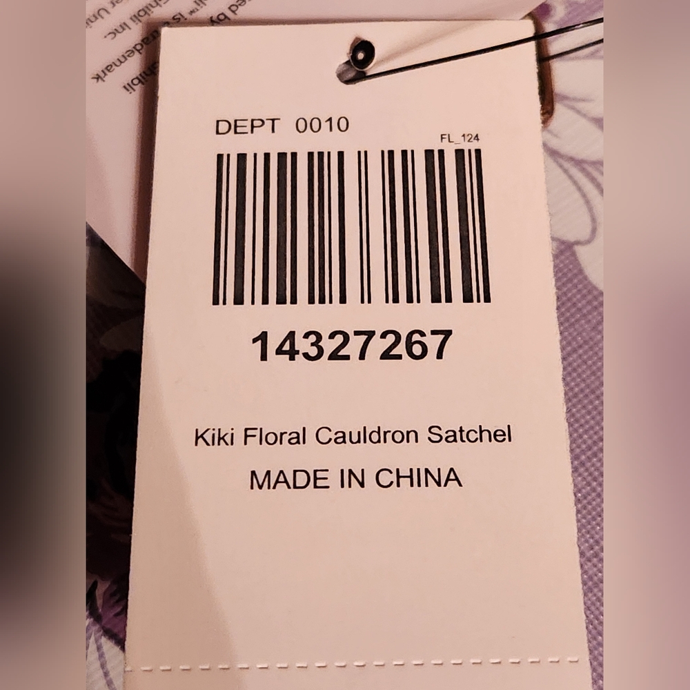Kiki's Delivery Service Floral Satchel Crossbody Bag - Picture 12 of 12